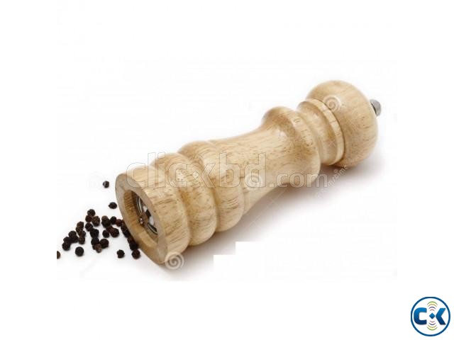 Wood Pepper salt Mill গোল মরিচ ও লবন গুড়া করার মেশিন  large image 0