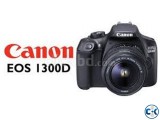 Canon EOS 1300D 18MP DIGIC 4 Budget DSLR Camera