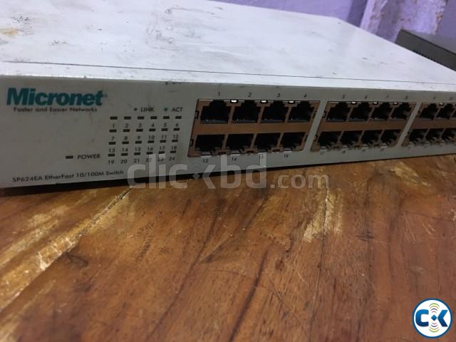 micronet 16 port 100 switch large image 0