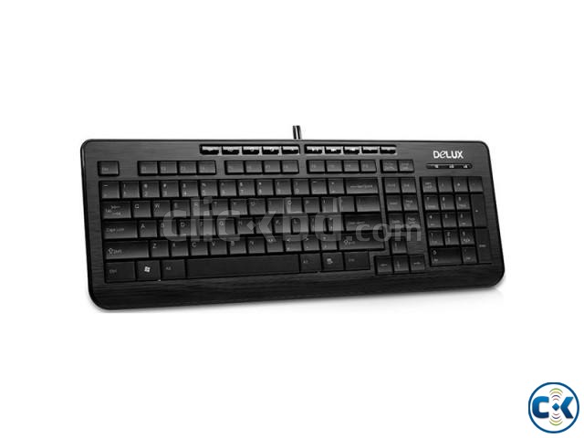 DELUX K3100 Multimedia USB Keyboard large image 0