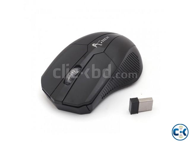 A.Tech 2.4G Wireless Mouse Black large image 0