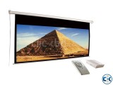 Motorized Projector Screen 96 x 96