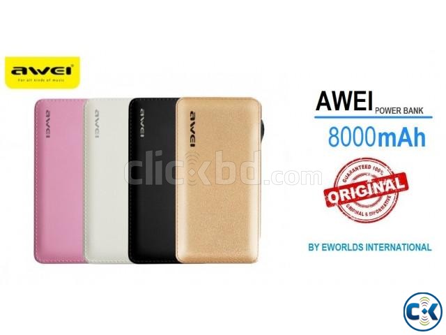 Awei 8000mAh Power Bank P97K large image 0