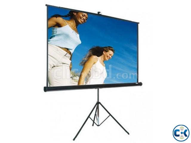 70 x 70 Tripod Screen for LCD Projector large image 0