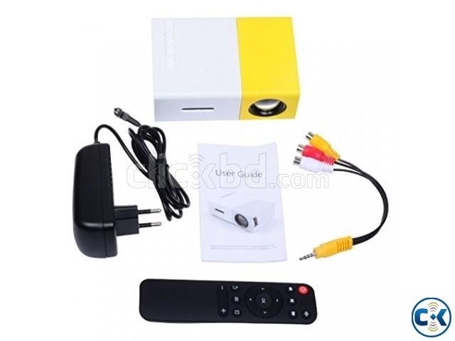 YG-300 LCD Mini Portable LED Projector large image 0