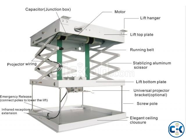 Motorized Projector Lift Mini-115 large image 0