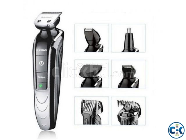 5 in 1 Kemei Waterproof Electric Trimmer large image 0