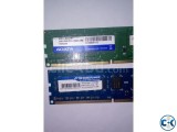 RAM DDR3 1333 BUS 2GB Almost NEW 02Pcs 