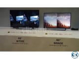 49''W75E Full HD HDR TV with TRILUMINOS Display