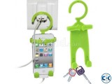 Flexible car holder cell phone holder color white