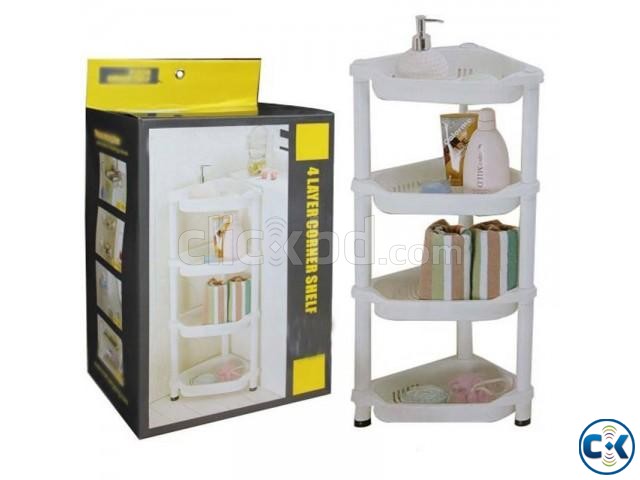 4 Layer corner shelf large image 0