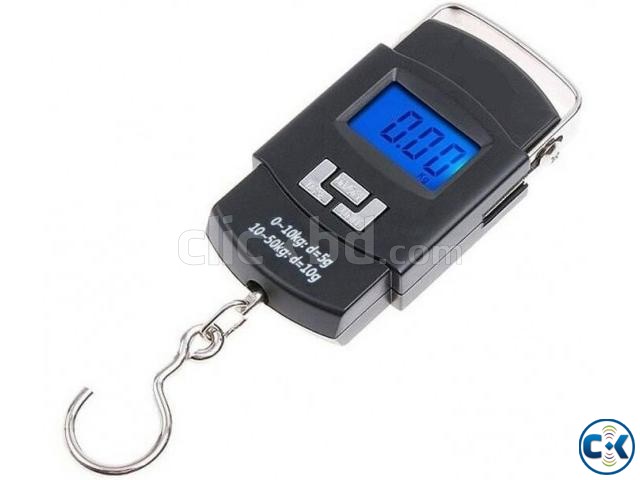 Digital Electronic Hanging Scales 50kg 10g large image 0