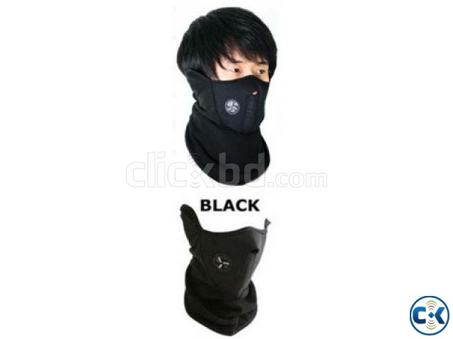 Bike Face Mask Black large image 0