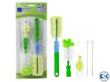 Baby Sponge Nylon Bottle Brush 5 pcs set