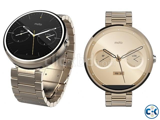 Moto 360 1st gen Gold Edition Brand New See Inside  large image 0
