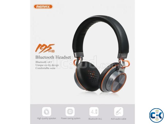 REMAX RB-195HB Wireless Stereo Bluetooth Headphone  large image 0