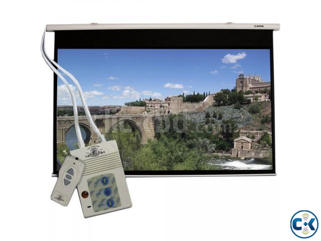 Motorized Projection Screen - 70 x 70 large image 0