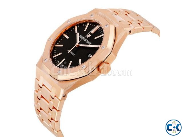 Audemars Piguet 15400 Royal Oak Self winding Rose Black Watc large image 0