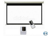 Motorized Electronically Projection Screen 84 x 84 