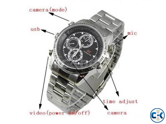 Spy Camera Watch Full HD Night Vision Video Record QBHH  large image 0