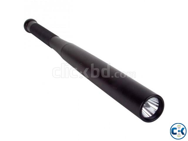 Baseball Bat Shape Self Defense Stick with LED Torch - large image 0