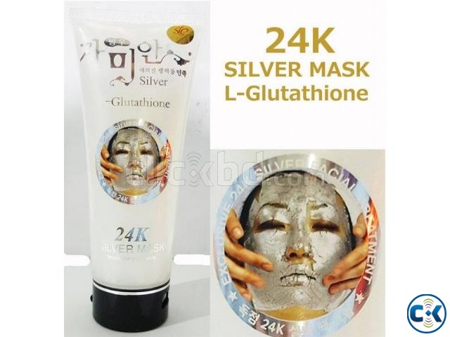24K Silver Mask L Glutathione Cream White Facial Treatment large image 0
