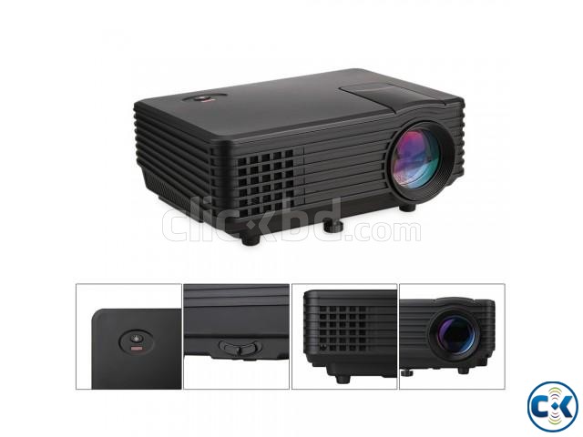 RD805 LED 3D HD Mini Projector TV Port large image 0