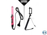 2 in 1 Hair Straightening Curling Hair Bluetooth Selfie