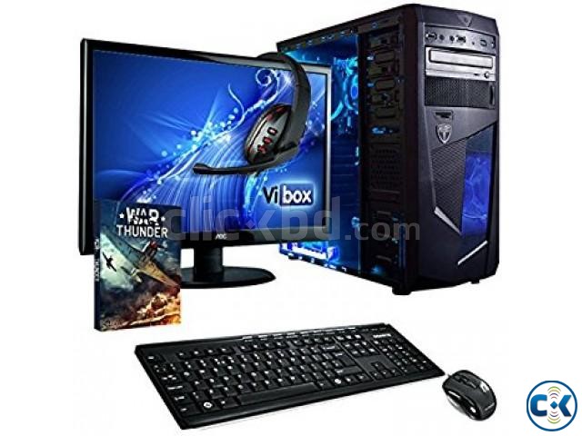 GAMING PC i3 2GB 160GB 17 LED MONITOR large image 0