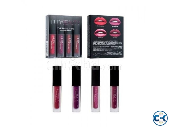 Huda Beauty Liquid Matte Minis - Red Edition large image 0