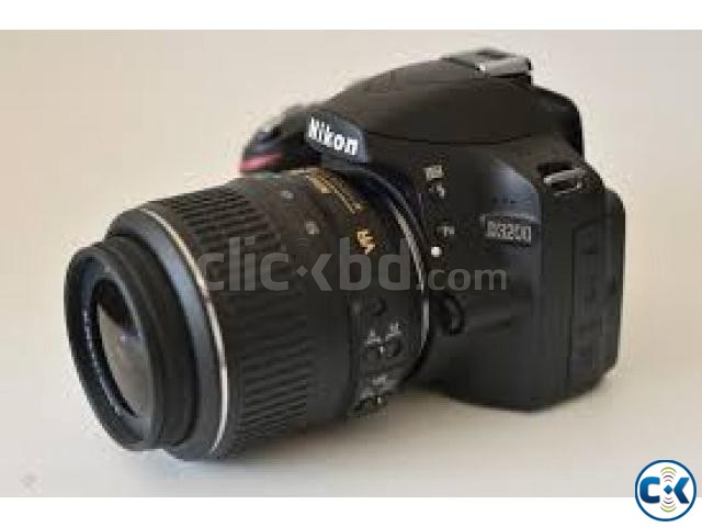 Nikon D3200 Black 24.2MP Wi-Fi 18-55mm Digital SLR Camera large image 0