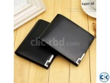 Leather Men s Black Wallet