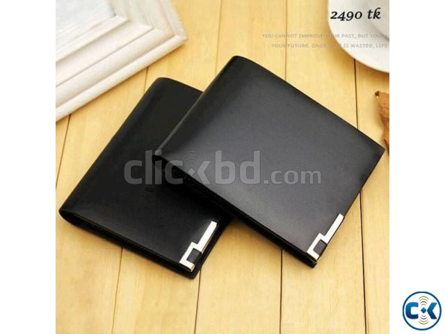 Leather Men s Black Wallet large image 0