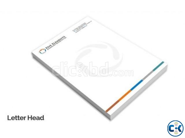 letterhead pad Printing large image 0