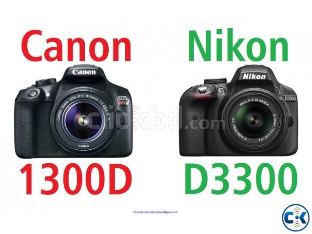 Canon EOS 1300D 18MP 18-55mm Digital SLR Camera large image 0