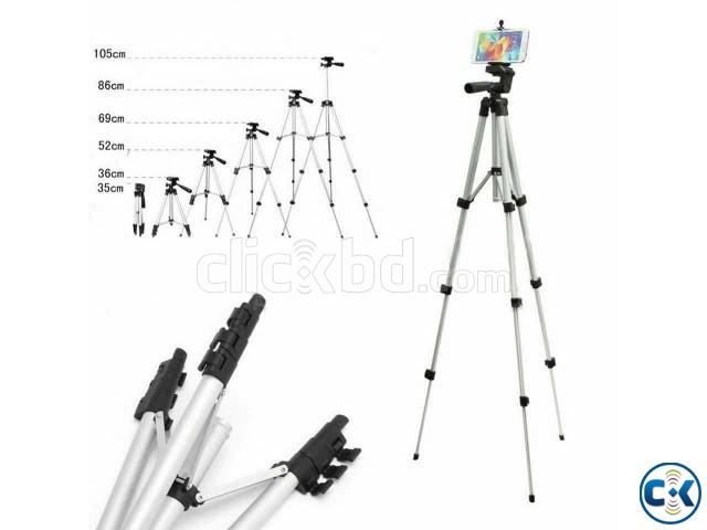 Tripod Camera Stand and Mobile Stand -Silver large image 0