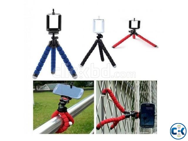 Mini Octopus For Mobile Phone Camera Flexible Tripod Holder large image 0