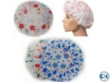 Pack of 3 Terry Lined Shower Makeup Cap
