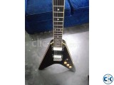 Flying V shape custom electric guitar