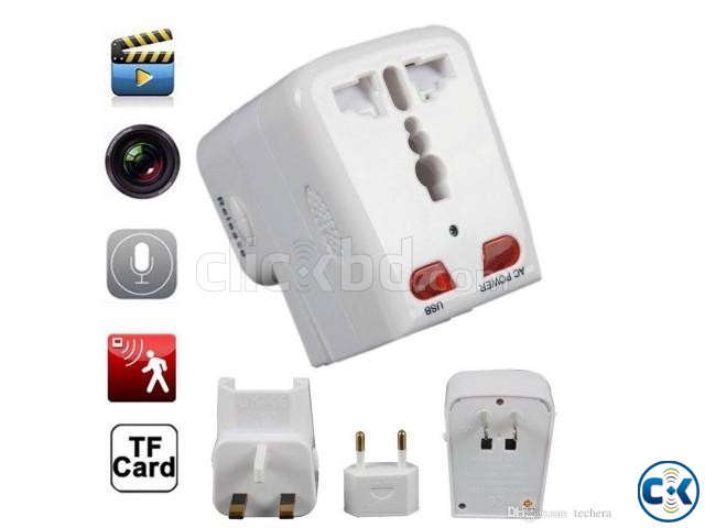 Spy Plug Video Camera Motion Detecting large image 0