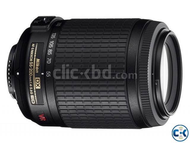 Nikon AF-S DX Nikkor 55-200mm f 4-5.6G ED VR II Lens large image 0