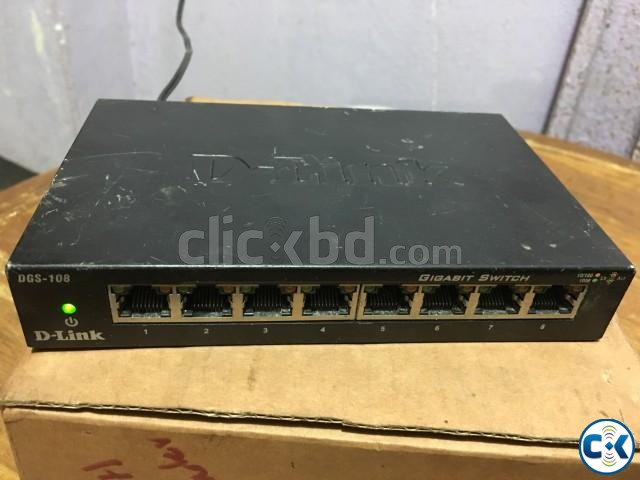 Dlink 8 port gigabit switch large image 0