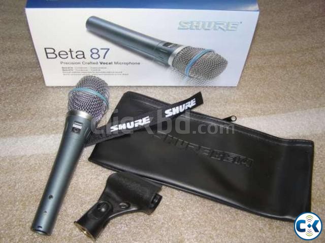 beta shure 87 a condenser mic large image 0