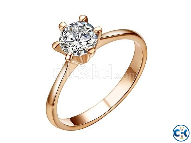 Plated Twin Zircon Finger Ring large image 0