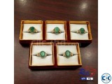 Brazil Panna Stone Rings