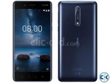 New Imported Nokia 8 Duos 64GB 4GB 5.3 Dual Cam 13MP Seco