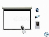 Electric Motorized Projector Screen 96 x 96 Inch