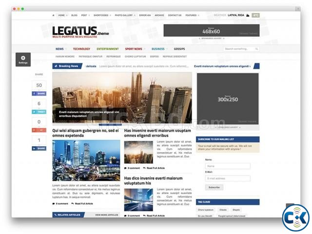 Online News Portal Website large image 0