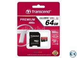 TRANSCEND 64 GB Memory card