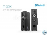 F D T-30X Two Floor Standing Bluetooth Tower Speaker